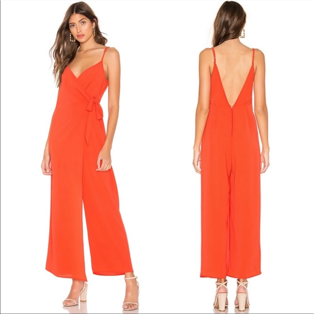 Show Me Your Mumu, Orange Daria Jumpsuit, Size Med